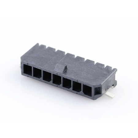 Molex Board Connector, 7 Contact(S), 1 Row(S), Male, Right Angle, 0.118 Inch Pitch, Surface Mount 436500713